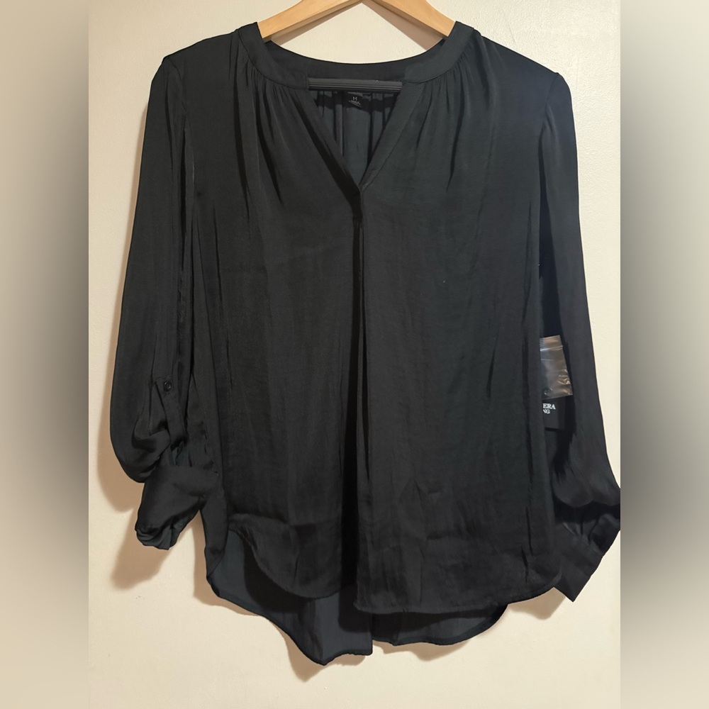 Simply Vera Vera Wang Black Blouse